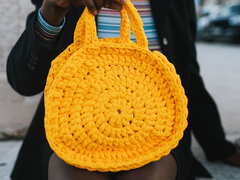 BORSA COLORE GIALLO